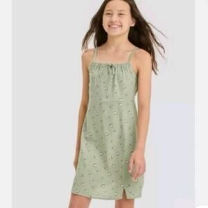 Art Class Cami Dress Girls Linen Floral